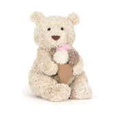 Jellycat Oatus Bear with Ice Cream