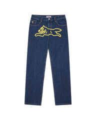 Running Dog Double Scoop Denim Pants