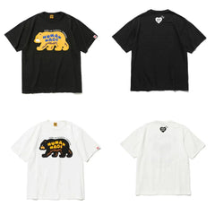 Humanmade Chinese Original Japanese Retro Heart Print Couple T-Shirt