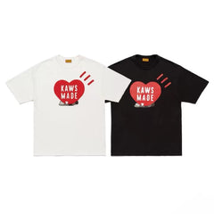 Humanmade Japanese Retro Cute Cartoon Print Unisex T-Shirt