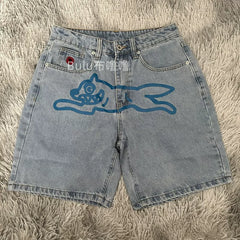 Billionaire Boys Club Flying Dog Denim Five-Point Shorts