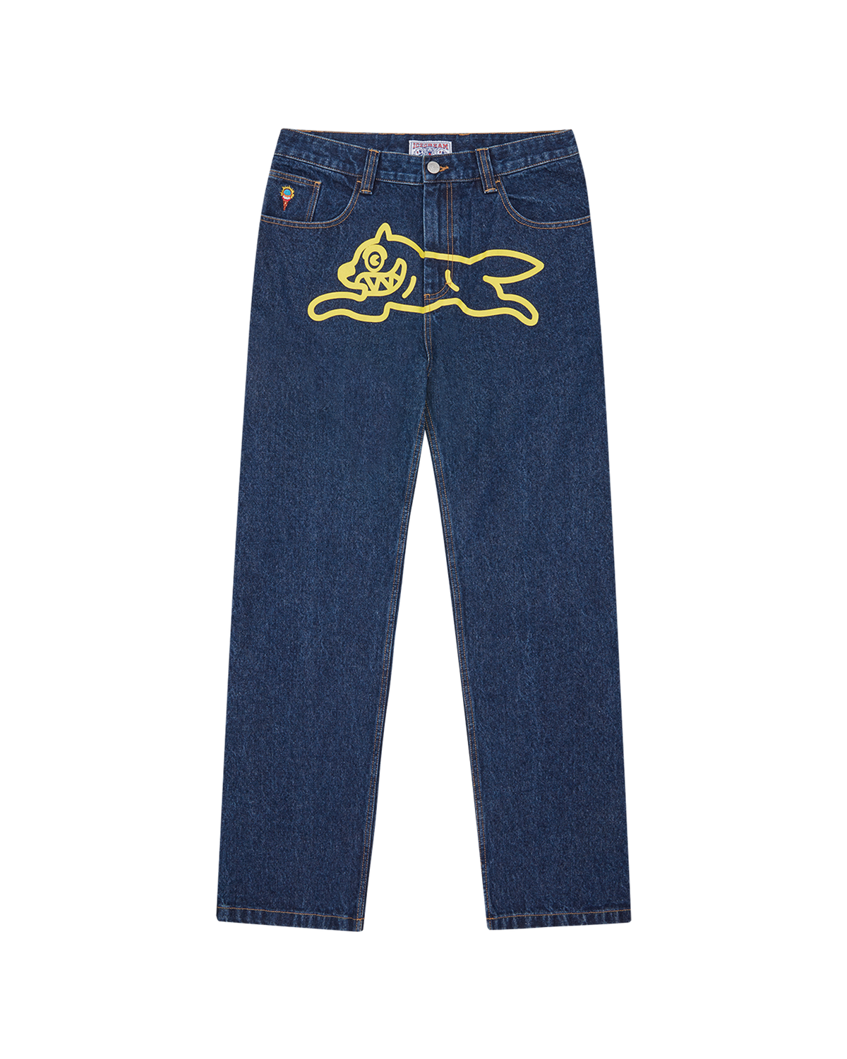 Running Dog Double Scoop Denim Pants