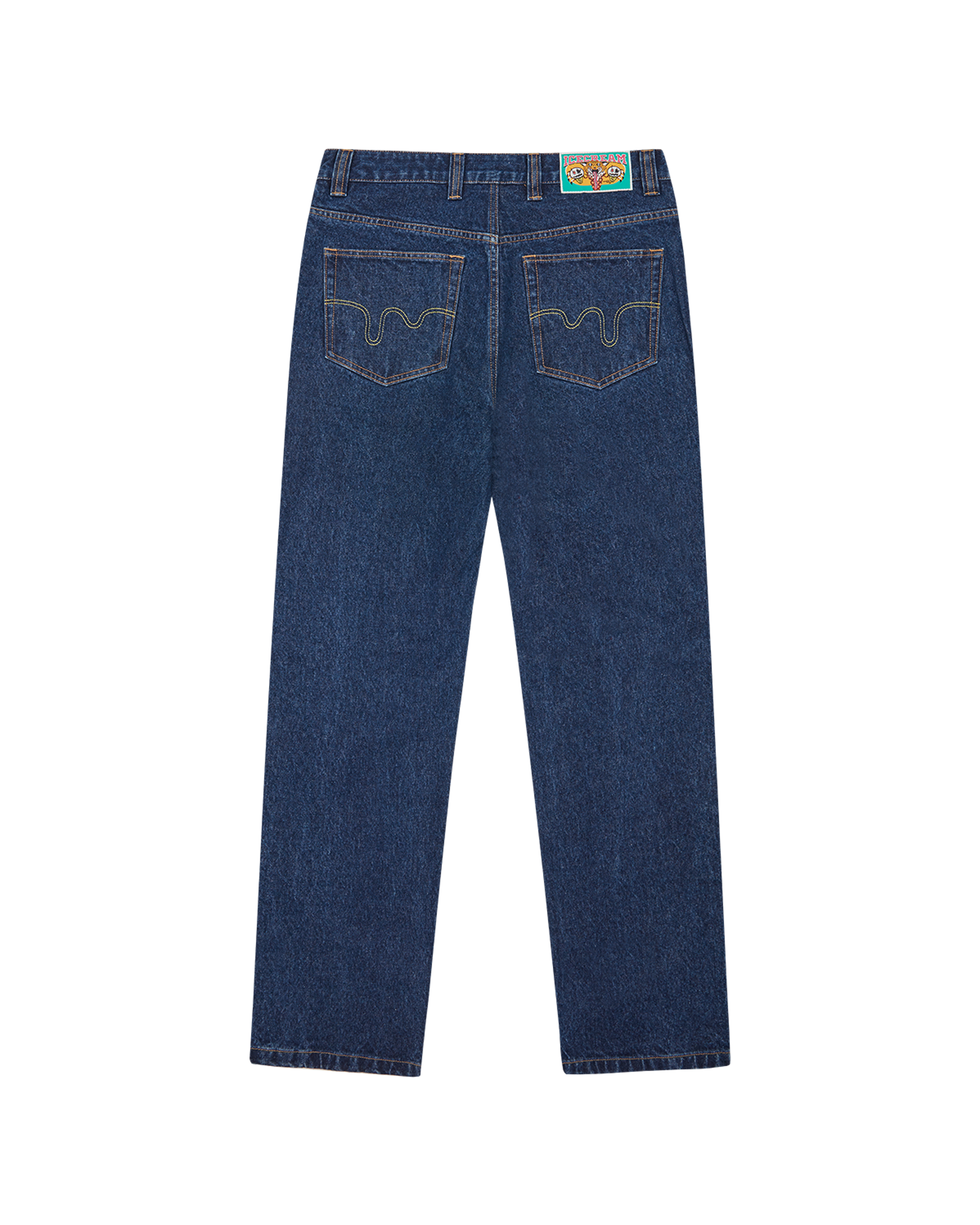 Running Dog Double Scoop Denim Pants