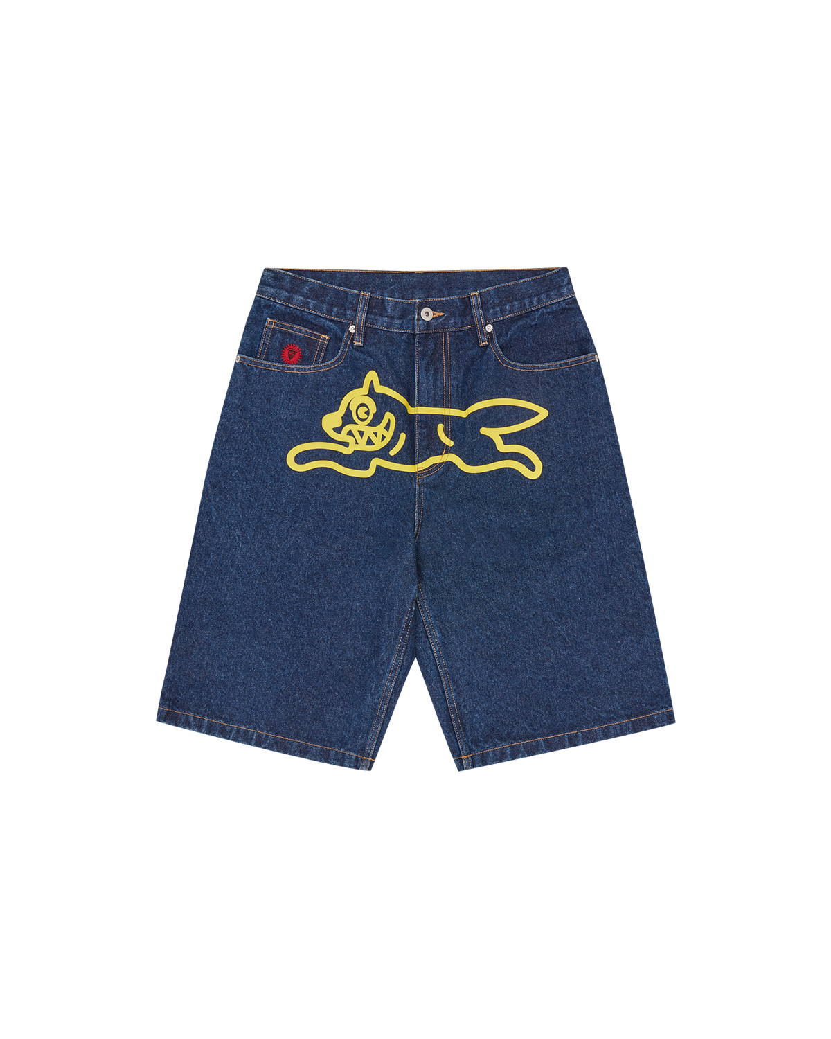 Running Dog Denim Shorts