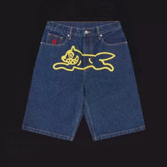 Billionaire Boys Club Flying Dog Denim Five-Point Shorts