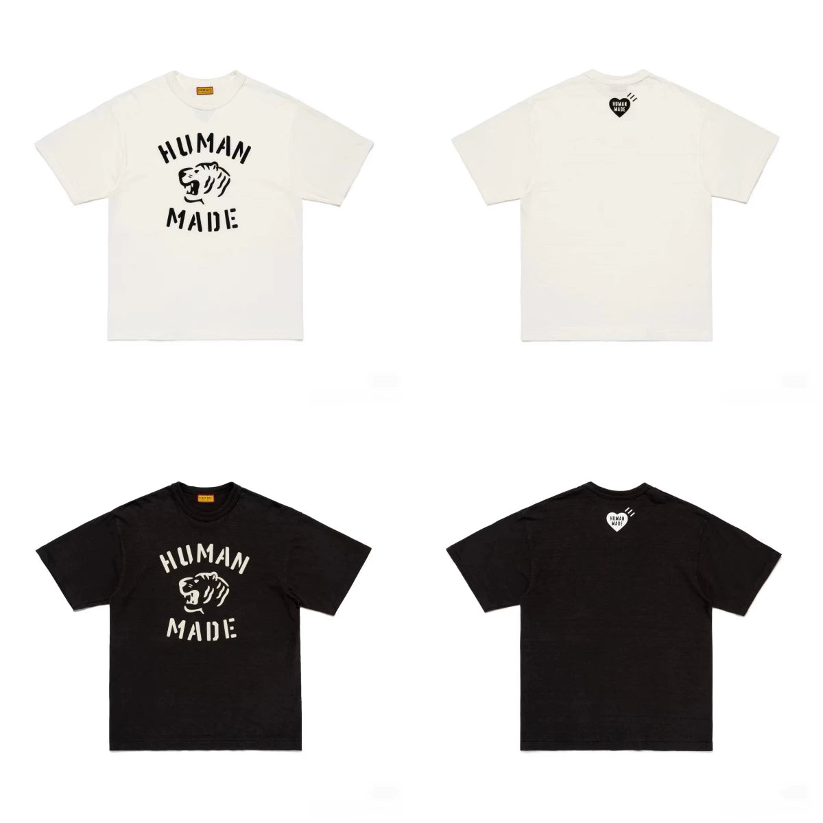 Humanmade Japanese Retro Cute Cartoon Print Unisex T-Shirt