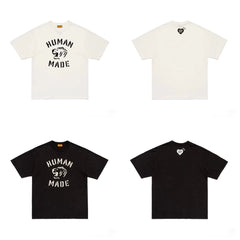Humanmade Japanese Retro Cute Cartoon Print Unisex T-Shirt