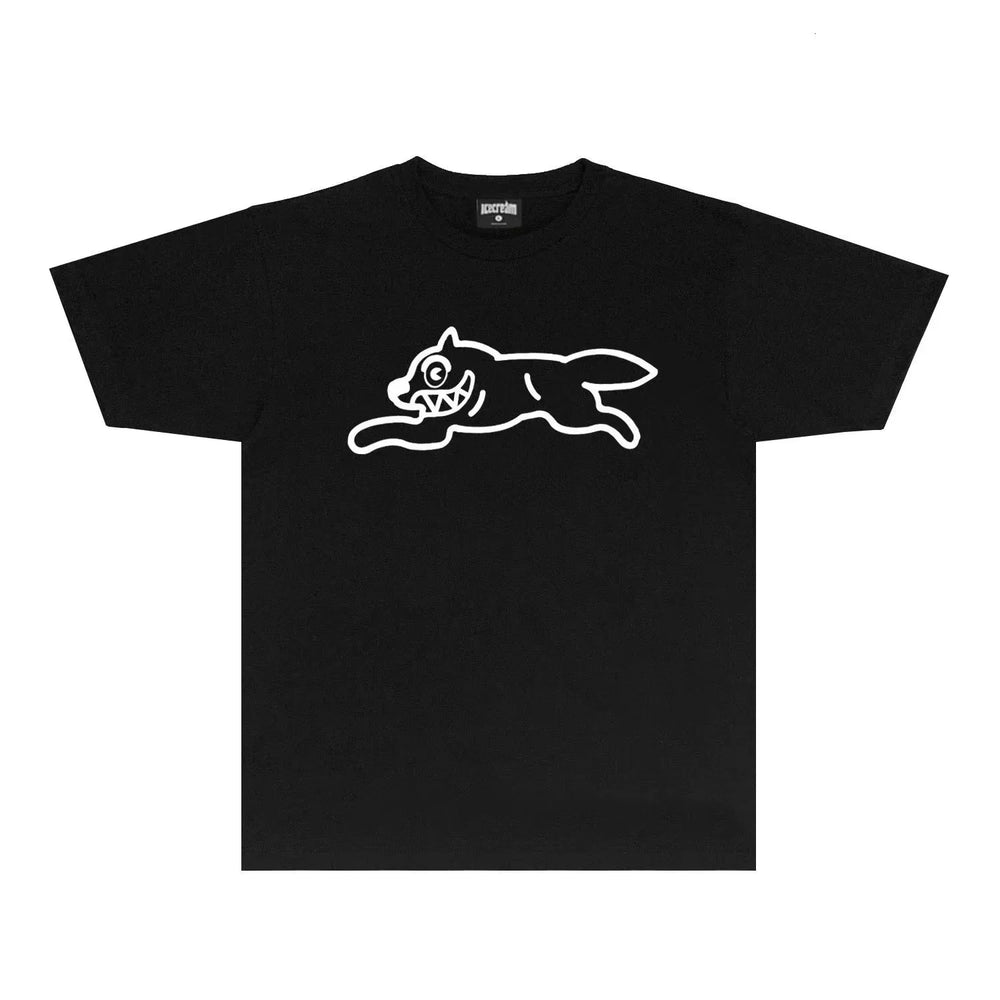BBC Flying Dog Print Cotton T-Shirt