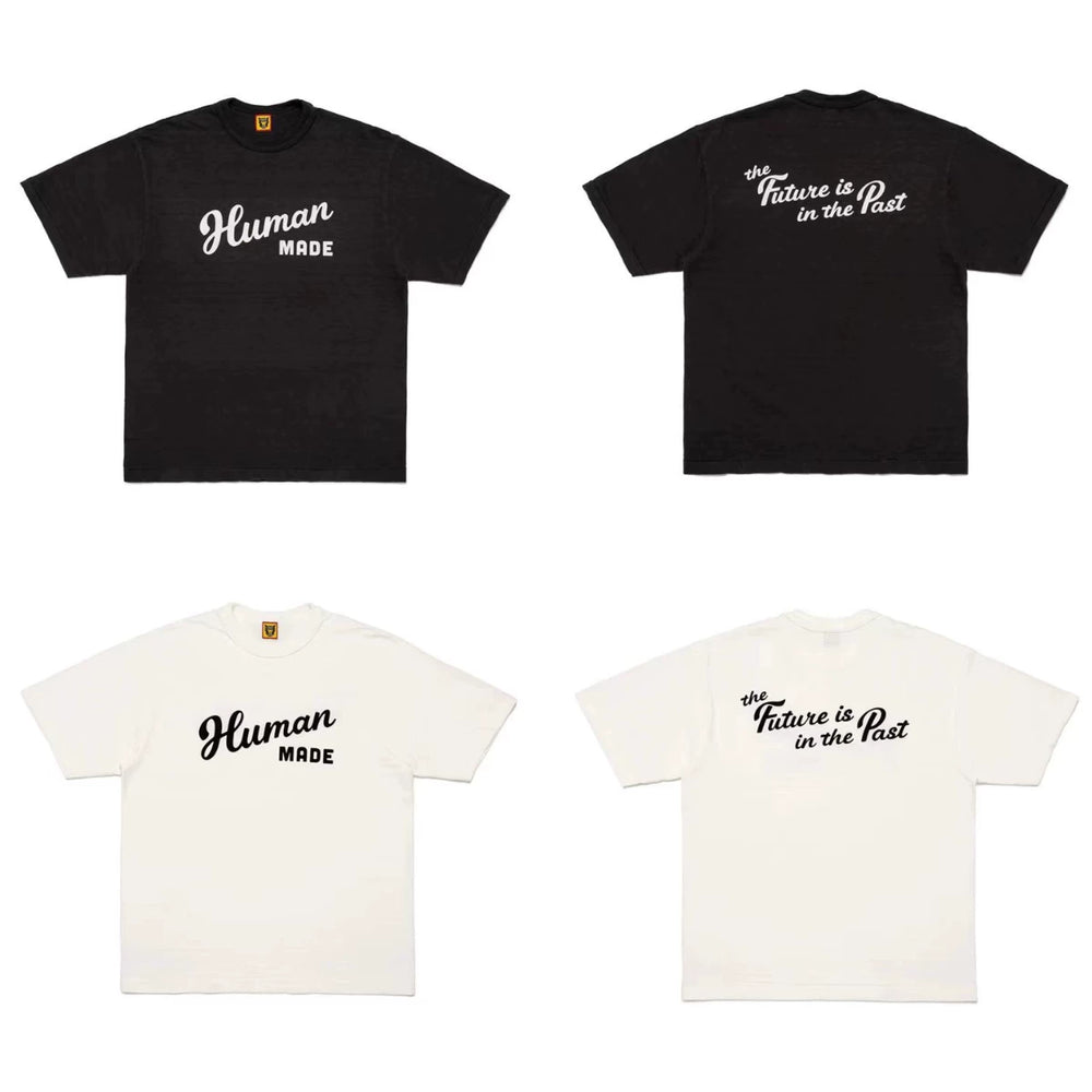 Humanmade Chinese Original Japanese Retro Heart Print Couple T-Shirt