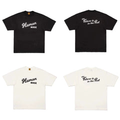 Humanmade Chinese Original Japanese Retro Heart Print Couple T-Shirt