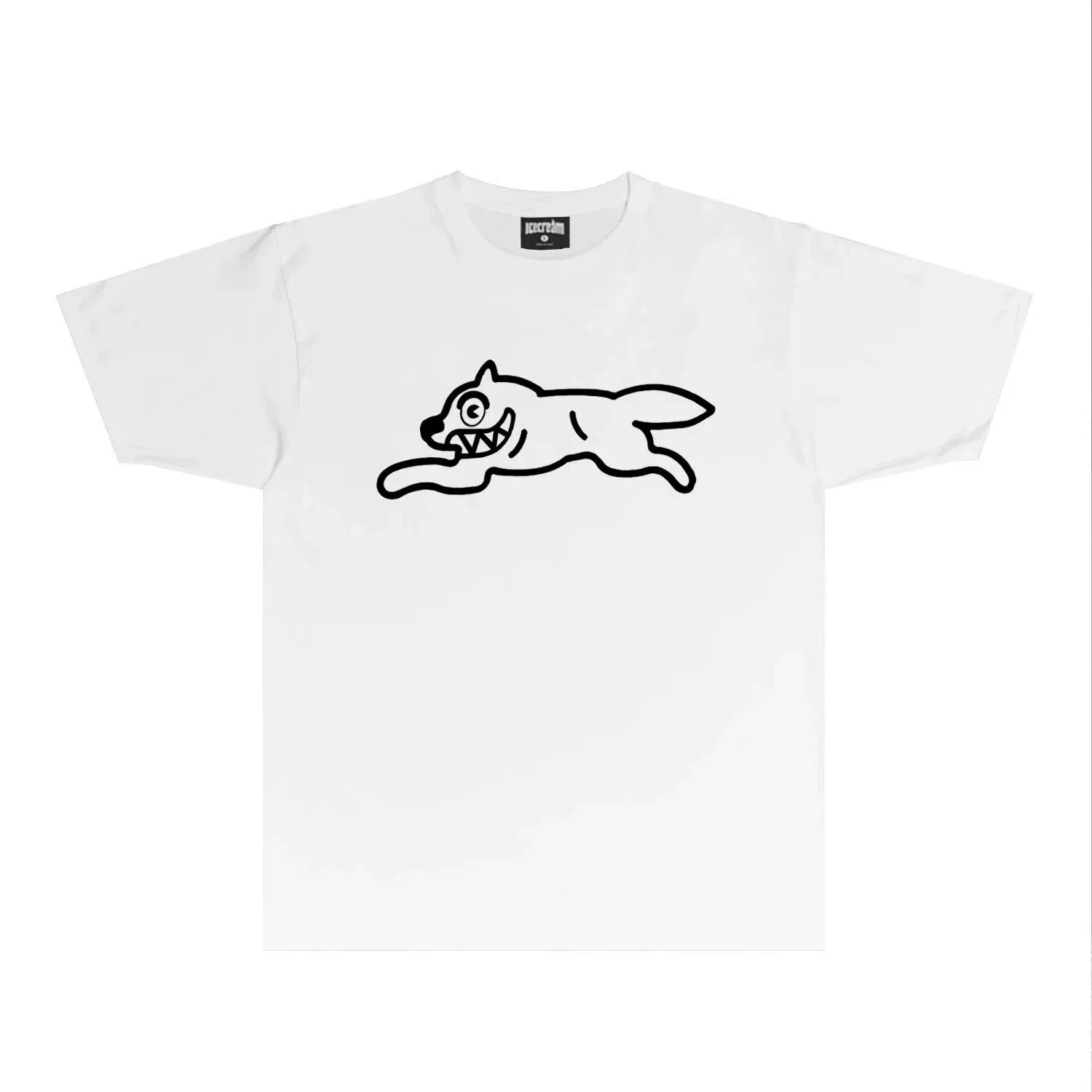 BBC Flying Dog Print Cotton T-Shirt
