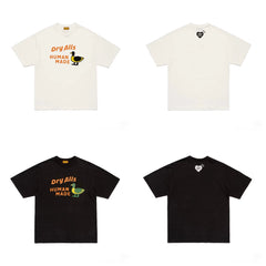 Humanmade Japanese Retro Cute Cartoon Print Unisex T-Shirt