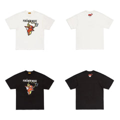 Humanmade Japanese Retro Cute Cartoon Print Unisex T-Shirt