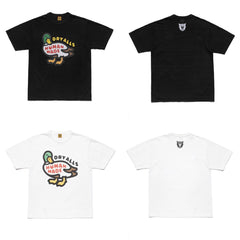 Humanmade Chinese Original Japanese Retro Heart Print Couple T-Shirt