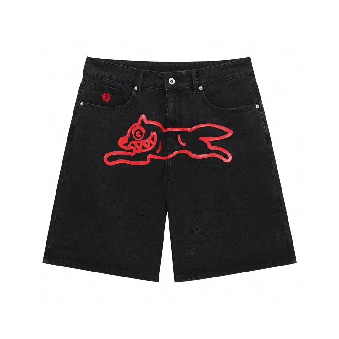 Billionaire Boys Club Flying Dog Denim Five-Point Shorts
