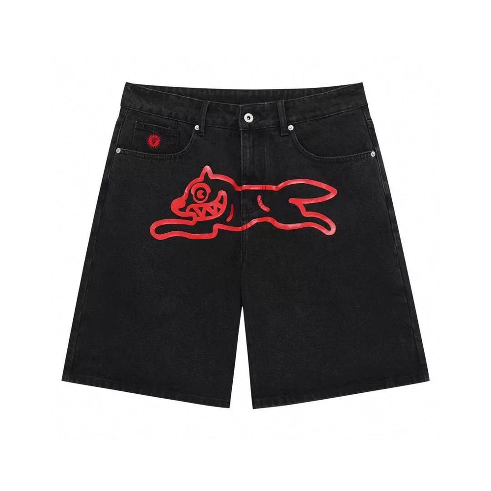 Billionaire Boys Club Flying Dog Denim Five-Point Shorts