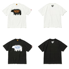 Humanmade Chinese Original Japanese Retro Heart Print Couple T-Shirt
