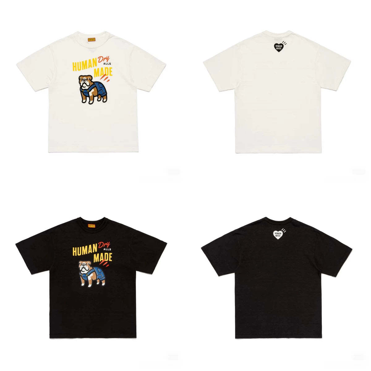 Humanmade Japanese Retro Cute Cartoon Print Unisex T-Shirt