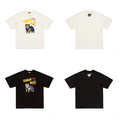 Humanmade Japanese Retro Cute Cartoon Print Unisex T-Shirt