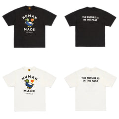 Humanmade Chinese Original Japanese Retro Heart Print Couple T-Shirt