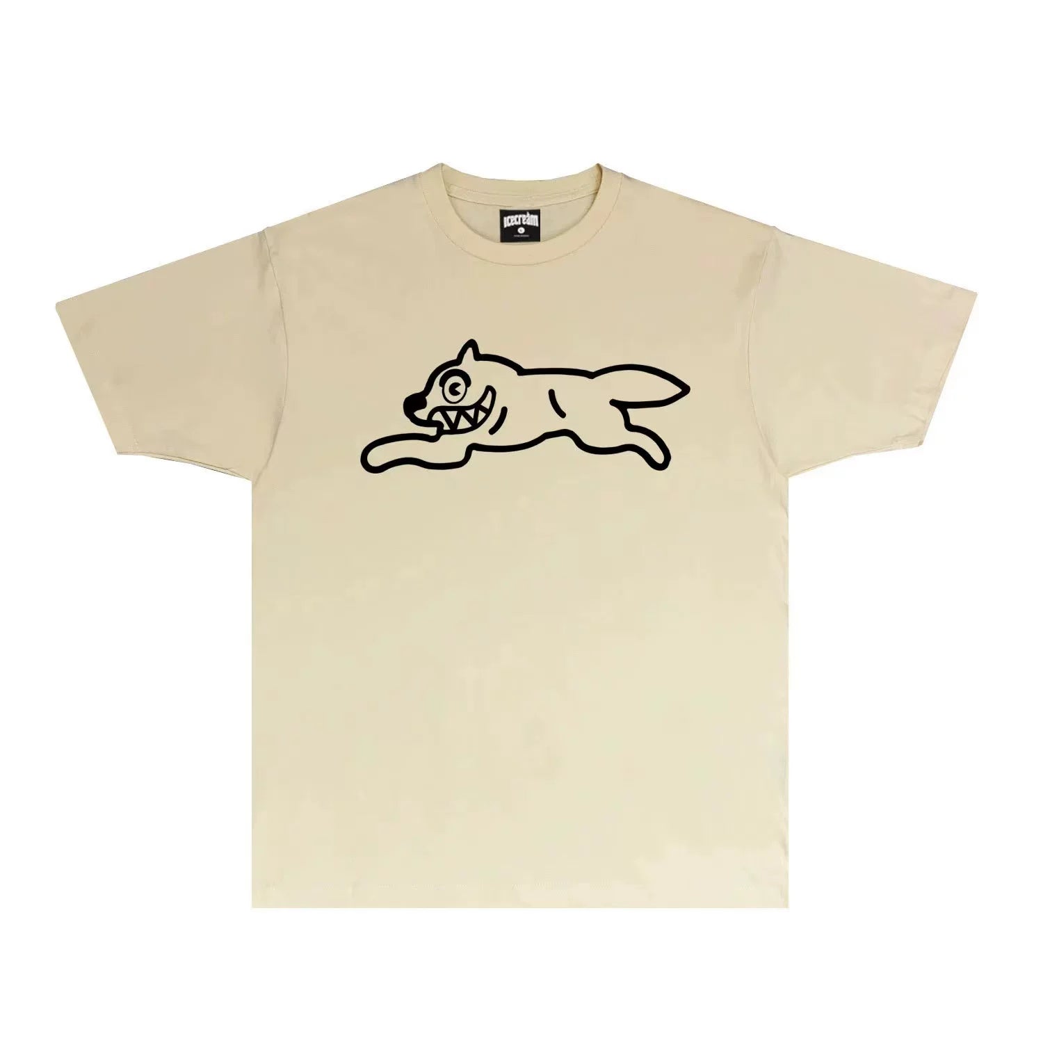BBC Flying Dog Print Cotton T-Shirt