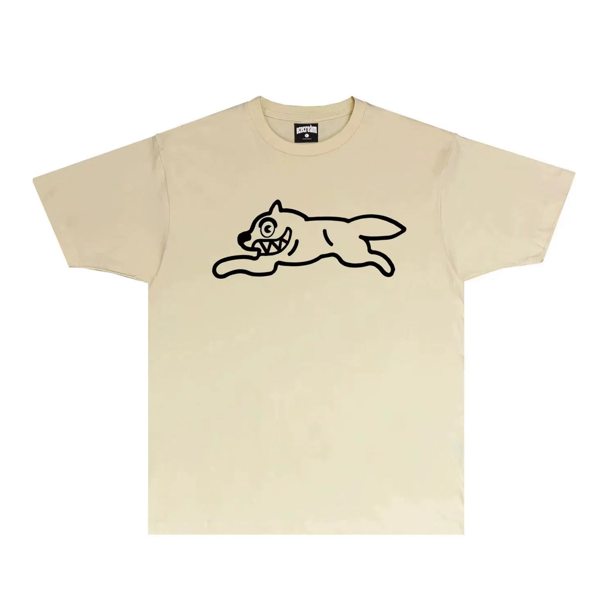 BBC Flying Dog Print Cotton T-Shirt