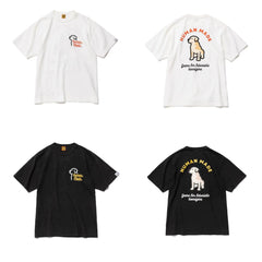 Humanmade Chinese Original Japanese Retro Heart Print Couple T-Shirt