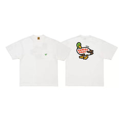 Humanmade Chinese Original Japanese Retro Heart Print Couple T-Shirt