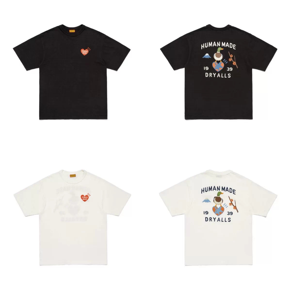 Humanmade 26SS American Retro Cute Cartoon Print Unisex T-Shirt