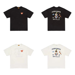 Humanmade 26SS American Retro Cute Cartoon Print Unisex T-Shirt
