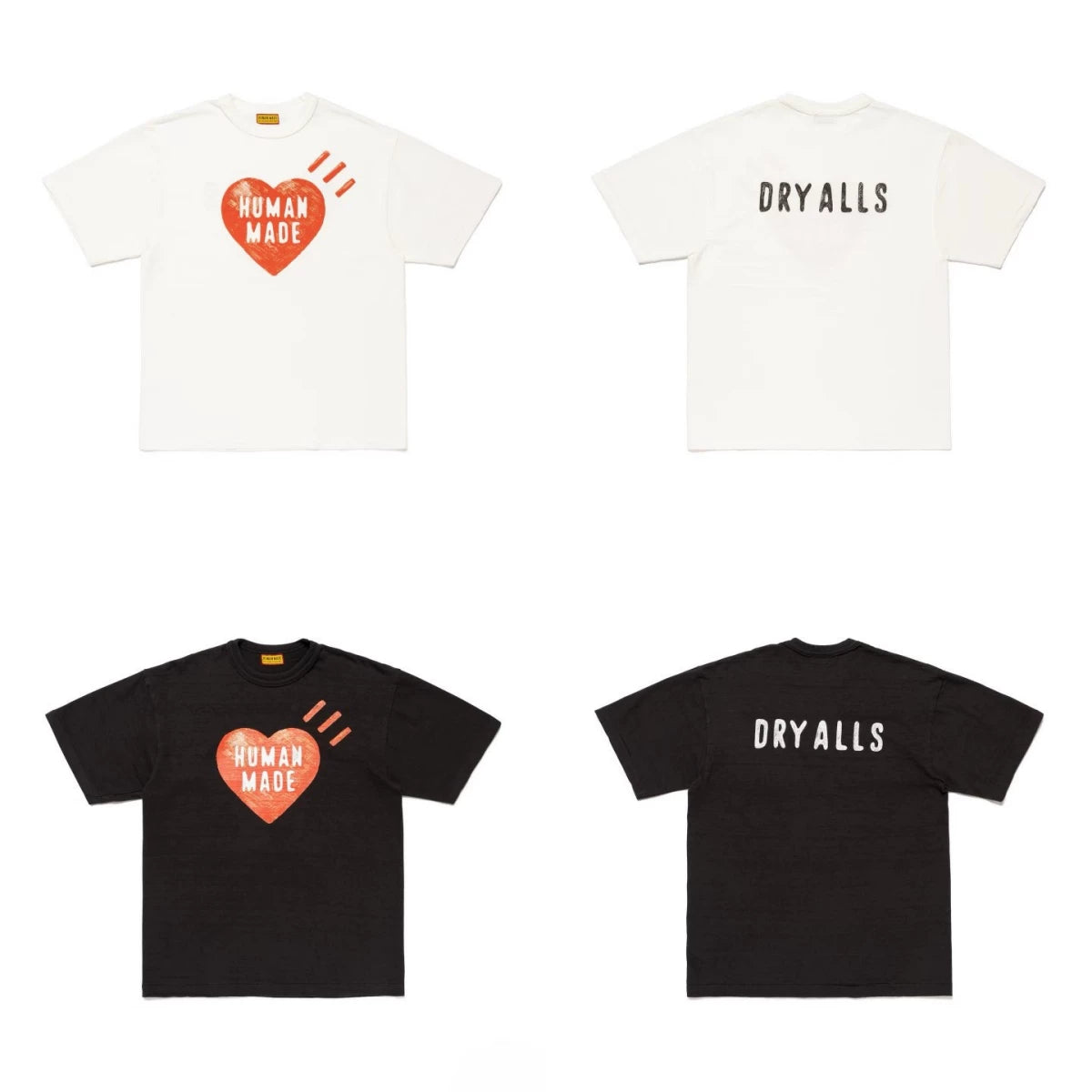 Humanmade Japanese Retro Cute Cartoon Print Unisex T-Shirt