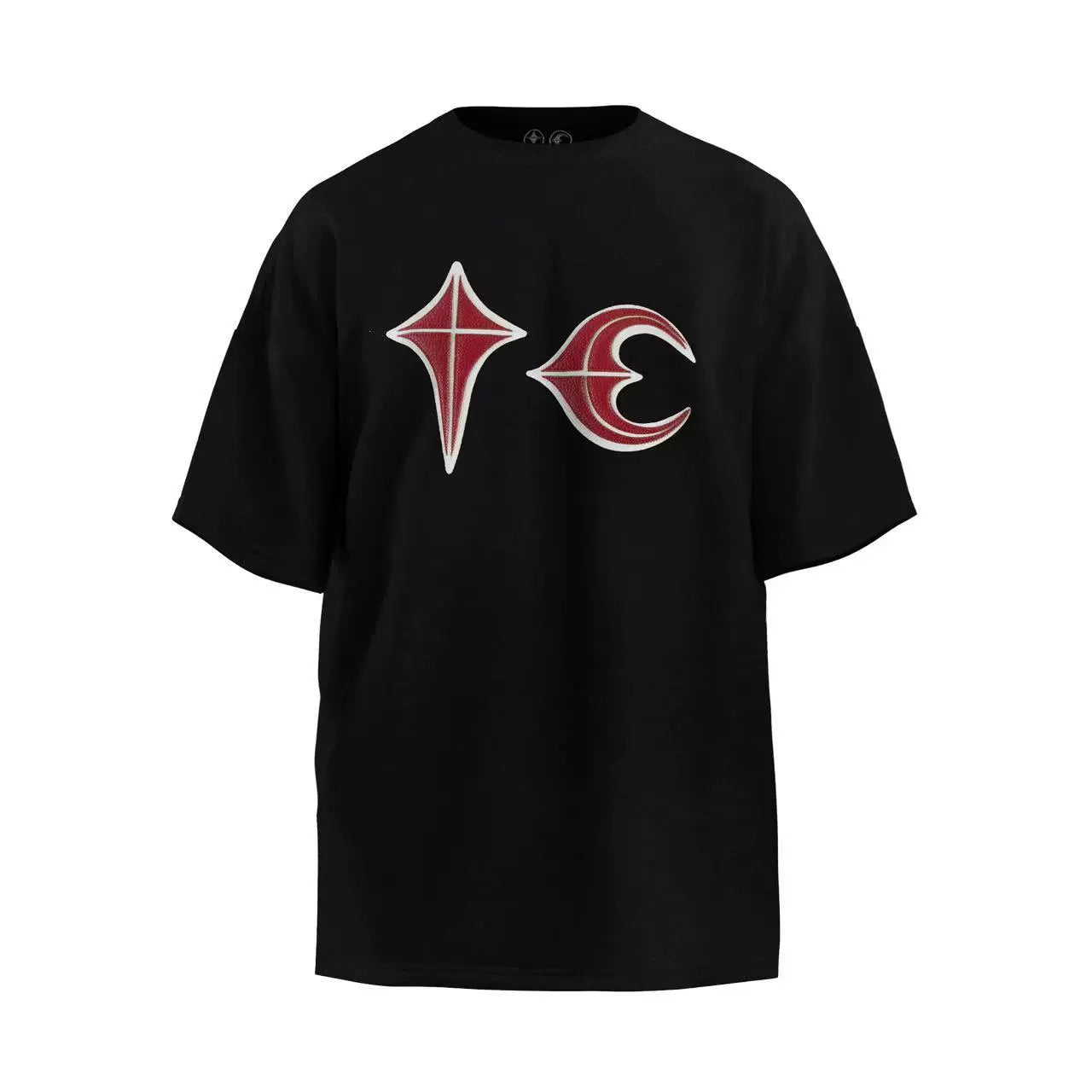Thug Club Black Star & Crescent Moon Logo T-Shirt