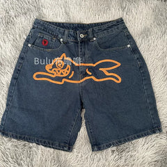 Billionaire Boys Club Flying Dog Denim Five-Point Shorts