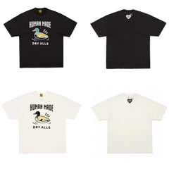 Humanmade Chinese Original Japanese Retro Heart Print Couple T-Shirt